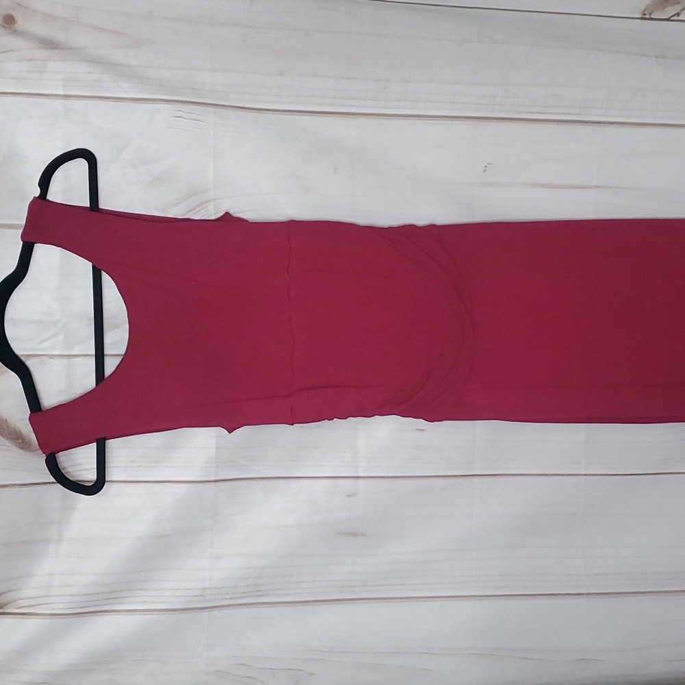VENUS Burgundy Sleeveless Bodycon Dress Size 2